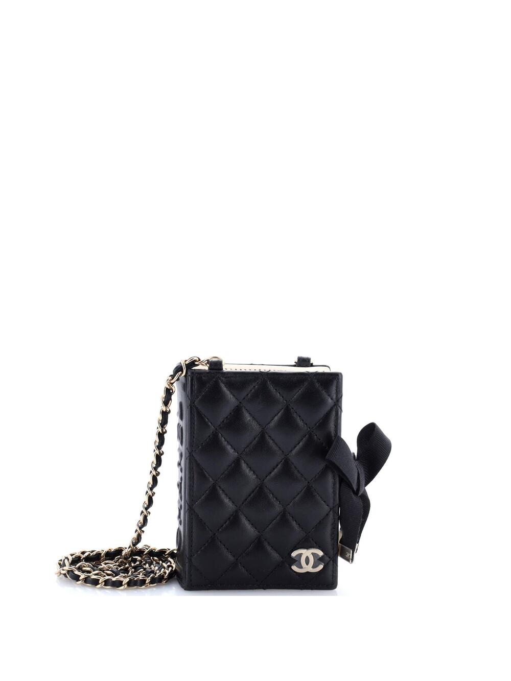 Chanel Cc Book Card Holder With Chain #205904C28B